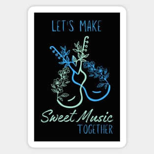 Music Guitar Themed Magnet